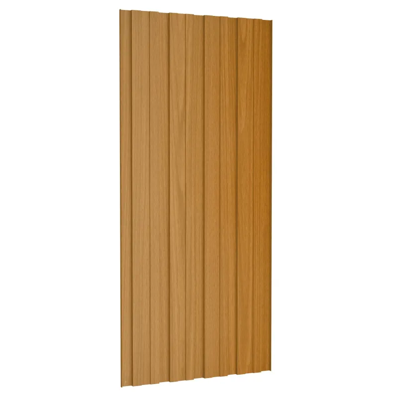 Stogo plokštė 36 pcs Natūrali 100 x 45 cm Galvanizuotas plienas