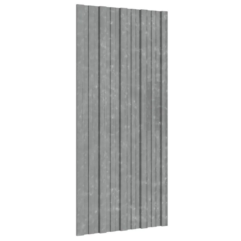 Stogo plokštė 12 pcs Sidabrinė 100 x 45 cm