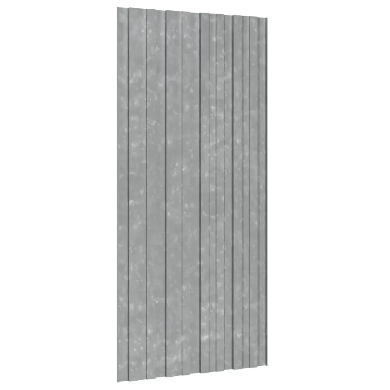 Stogo plokštė 12 pcs Sidabrinė 100 x 45 cm