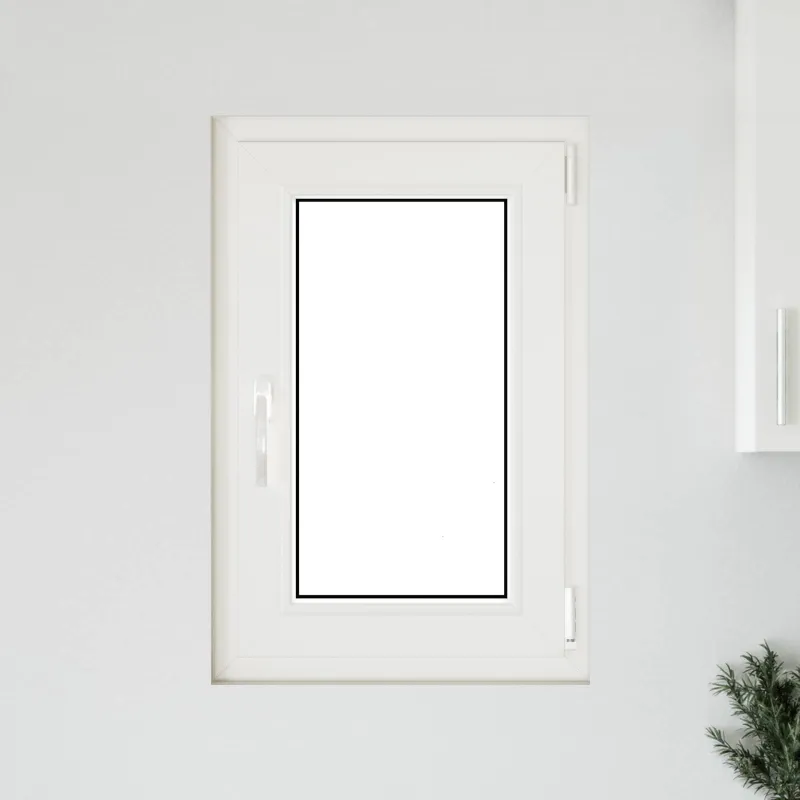 Požeminio lango RISOR 50 x 75 cm PVC ir stiklas Balta