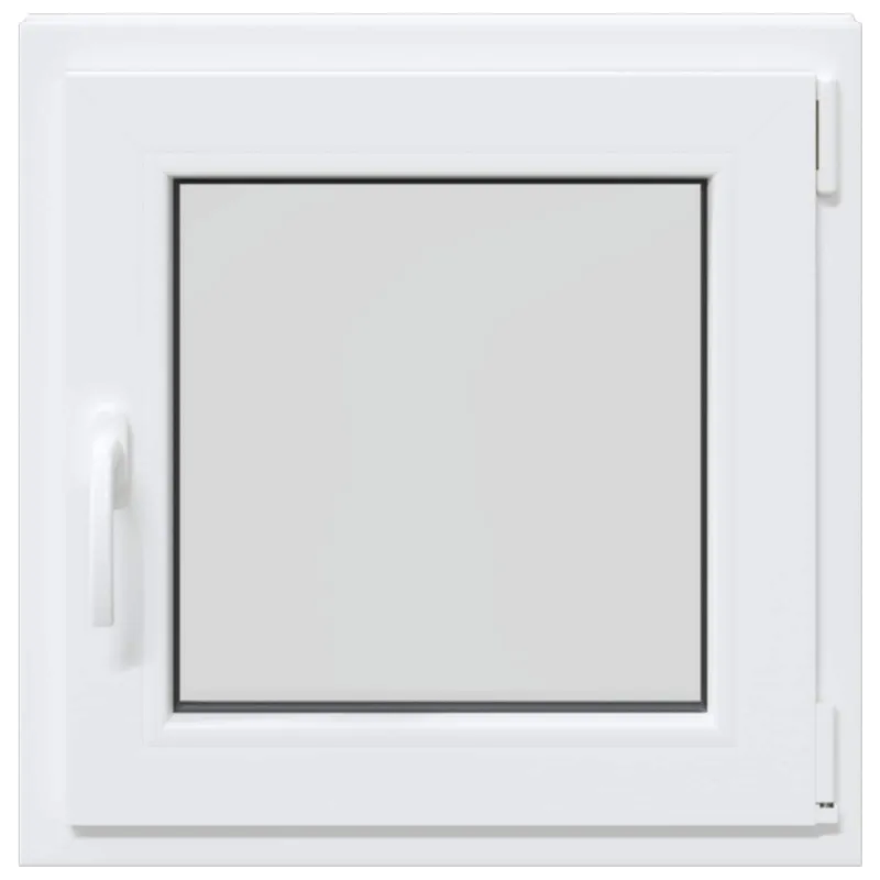 Požeminio lango RISOR 60 x 60 cm PVC ir stiklas Balta