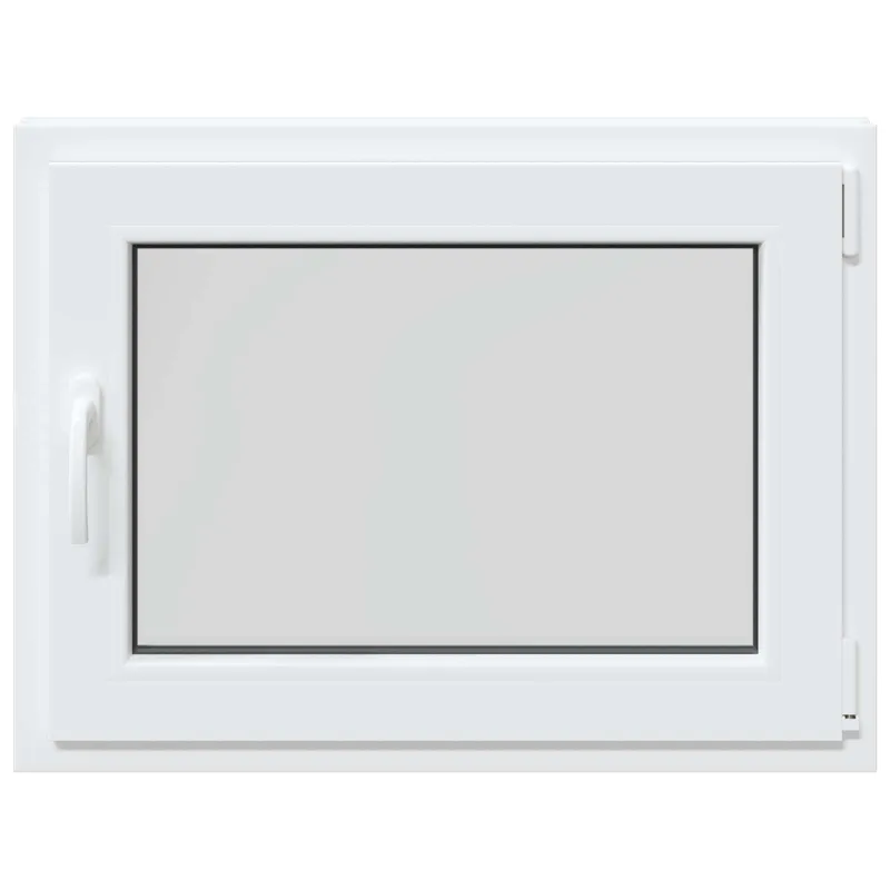 Požeminio lango RISOR 80 x 50 cm PVC ir stiklas Balta