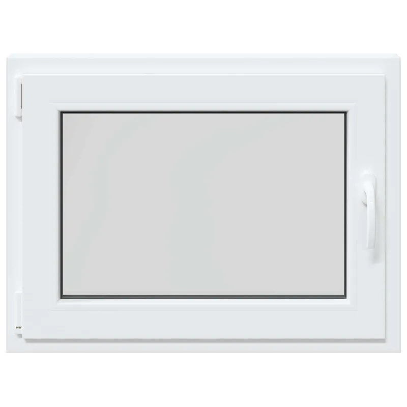 Požeminio lango RISOR 80 x 50 cm PVC ir stiklas Balta
