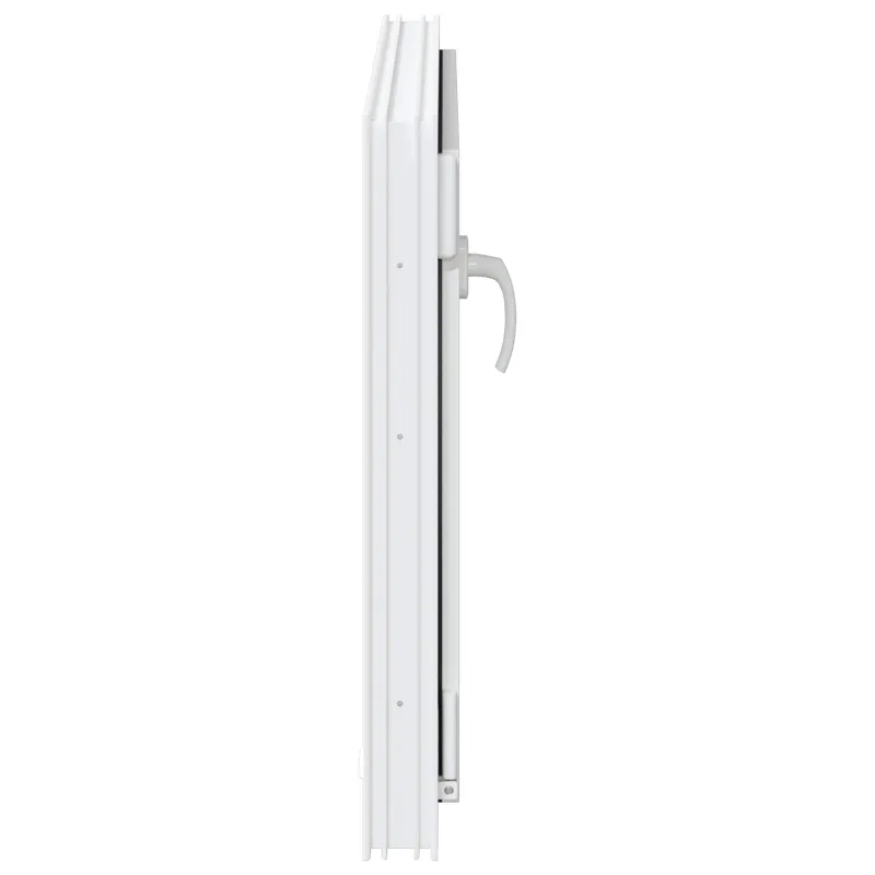 Požeminio lango RISOR 80 x 60 cm PVC ir stiklas Balta