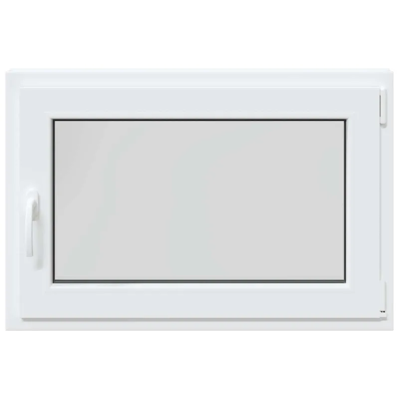 Požeminio lango RISOR 90 x 50 cm PVC ir stiklas Balta