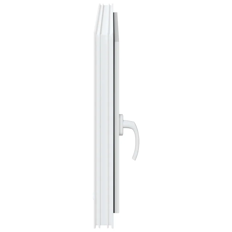 Požeminio lango RISOR 90 x 50 cm PVC ir stiklas Balta