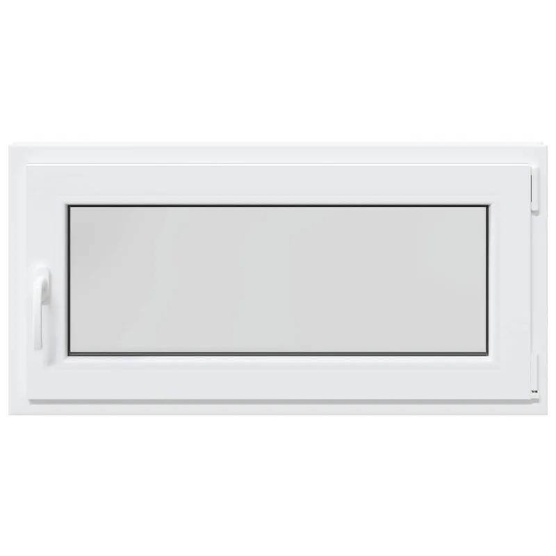 Požeminio lango RISOR 100 x 50 cm PVC ir stiklas Balta
