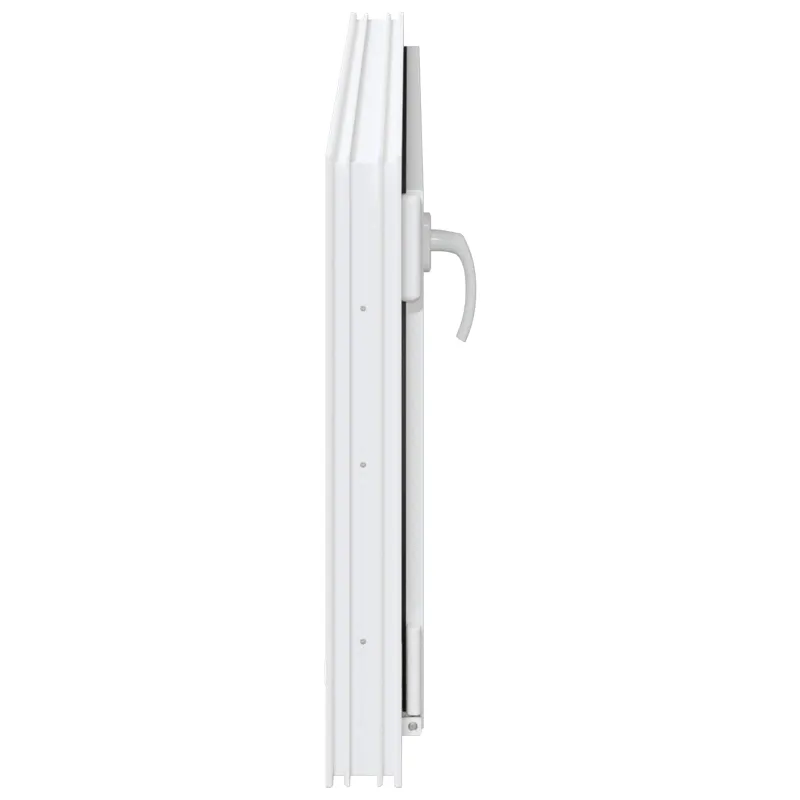 Požeminio lango RISOR 100 x 50 cm PVC ir stiklas Balta