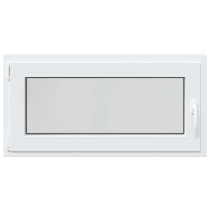 Požeminio lango RISOR 100 x 50 cm PVC ir stiklas Balta