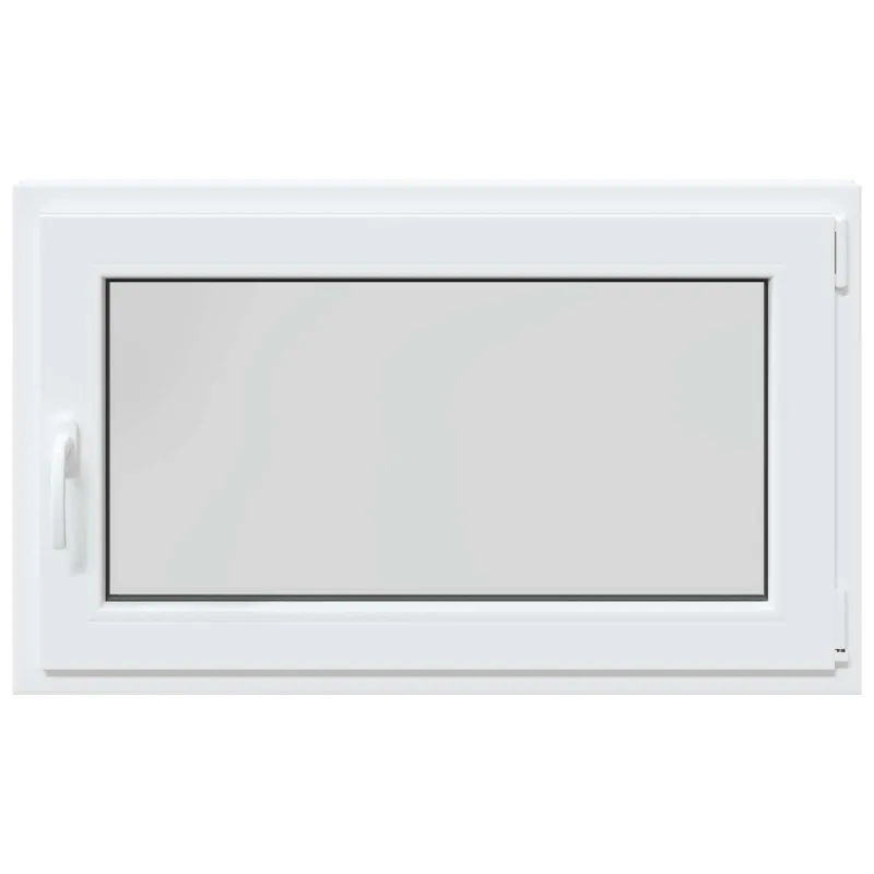 Požeminio lango RISOR 100 x 60 cm PVC ir stiklas Balta