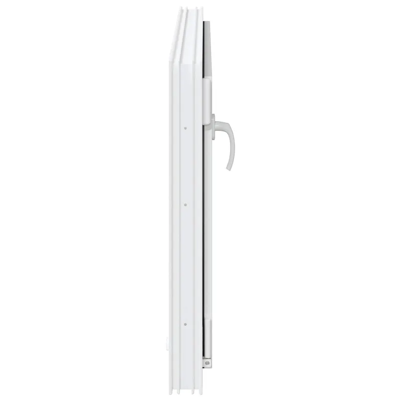Požeminio lango RISOR 100 x 70 cm PVC ir stiklas Balta