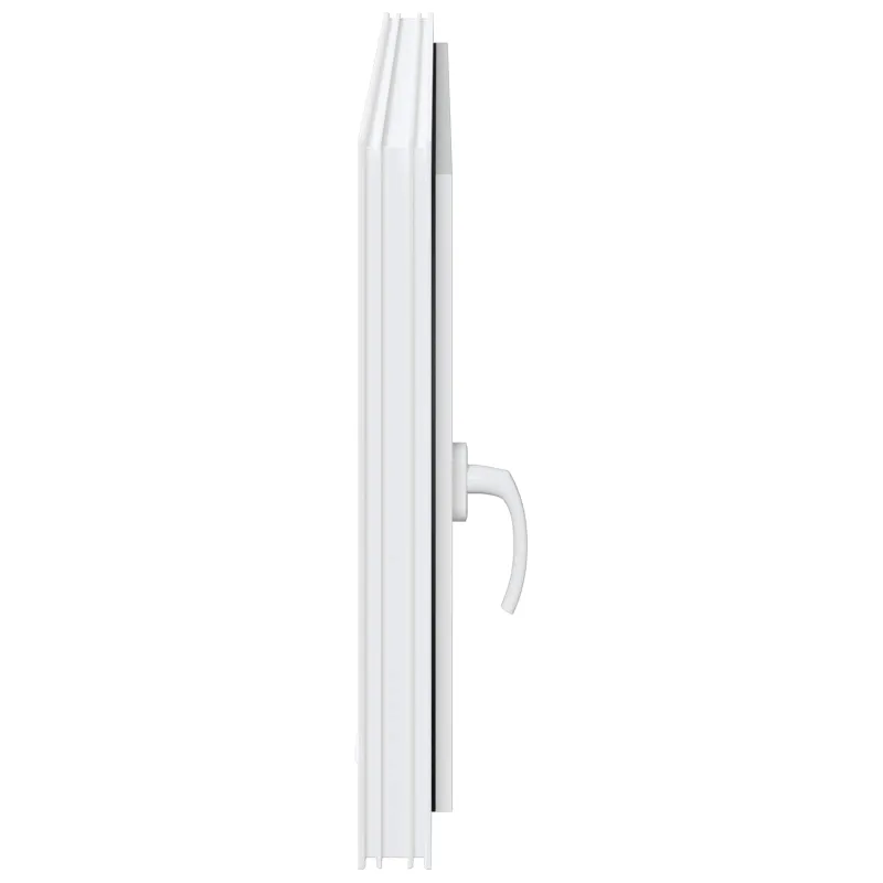 Požeminio lango RISOR 110 x 60 cm PVC ir stiklas Balta