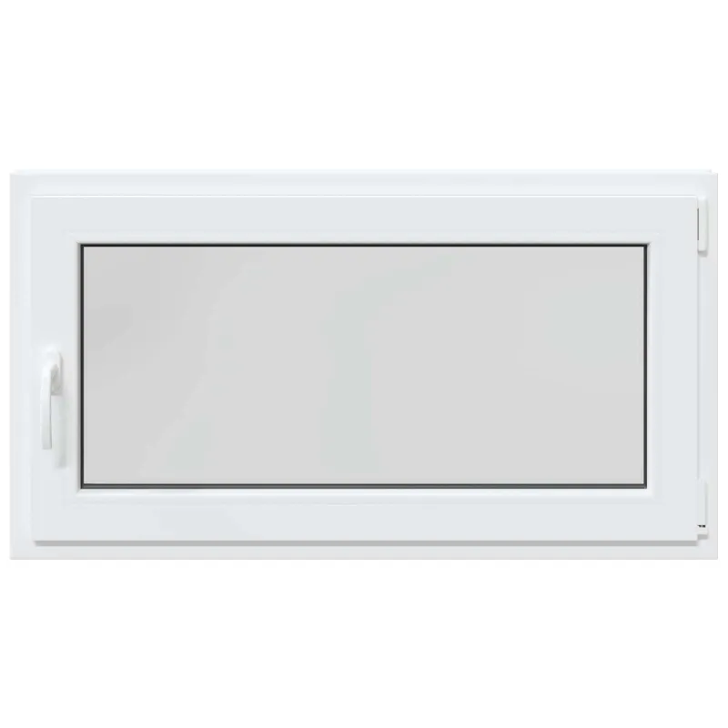 Požeminio lango RISOR 110 x 70 cm PVC ir stiklas Balta