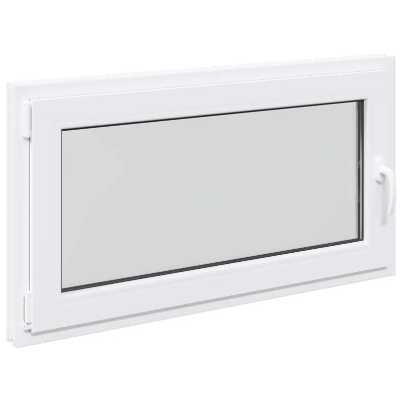 Požeminio lango RISOR 110 x 70 cm PVC ir stiklas Balta