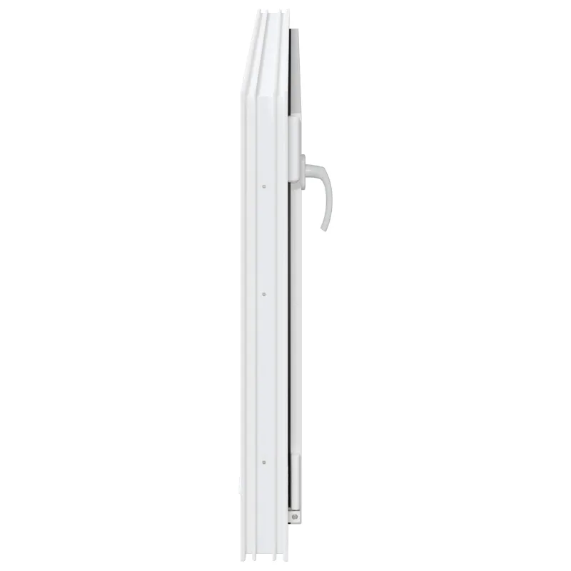 Požeminio lango RISOR 110 x 70 cm PVC ir stiklas Balta