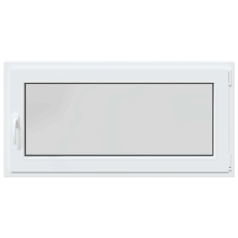 Požeminio lango RISOR 120 x 60 cm PVC ir stiklas Balta