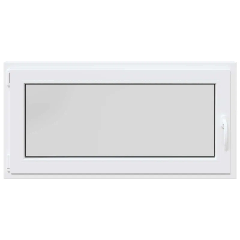 Požeminio lango RISOR 120 x 60 cm PVC ir stiklas Balta