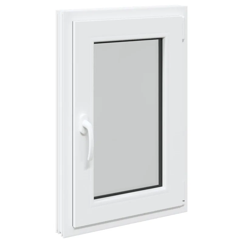Požeminio lango RISOR 50 x 75 cm PVC ir stiklas Balta