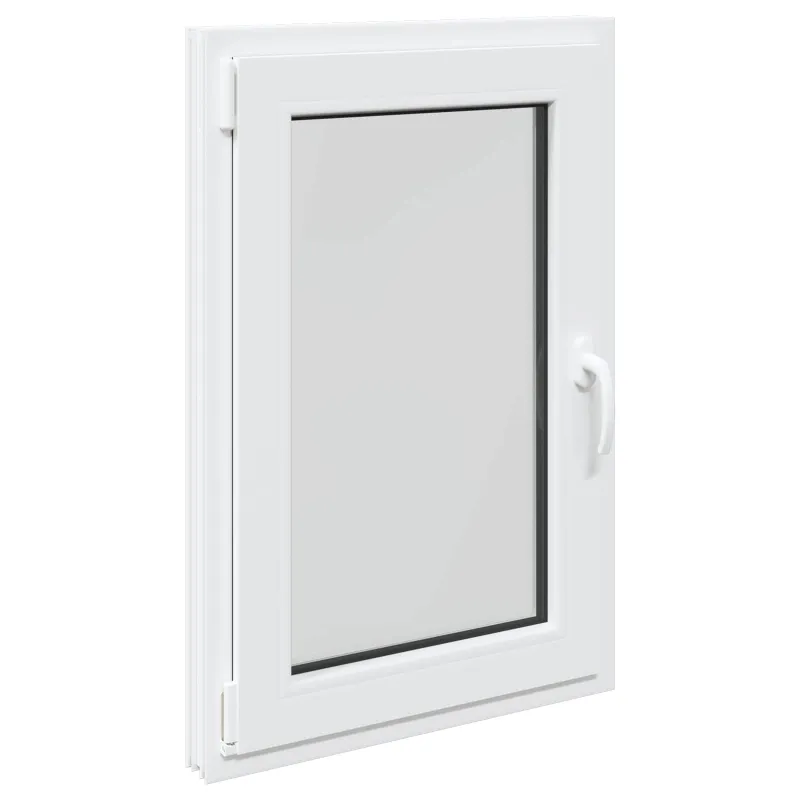 Požeminio lango RISOR 60 x 90 cm PVC ir stiklas Balta