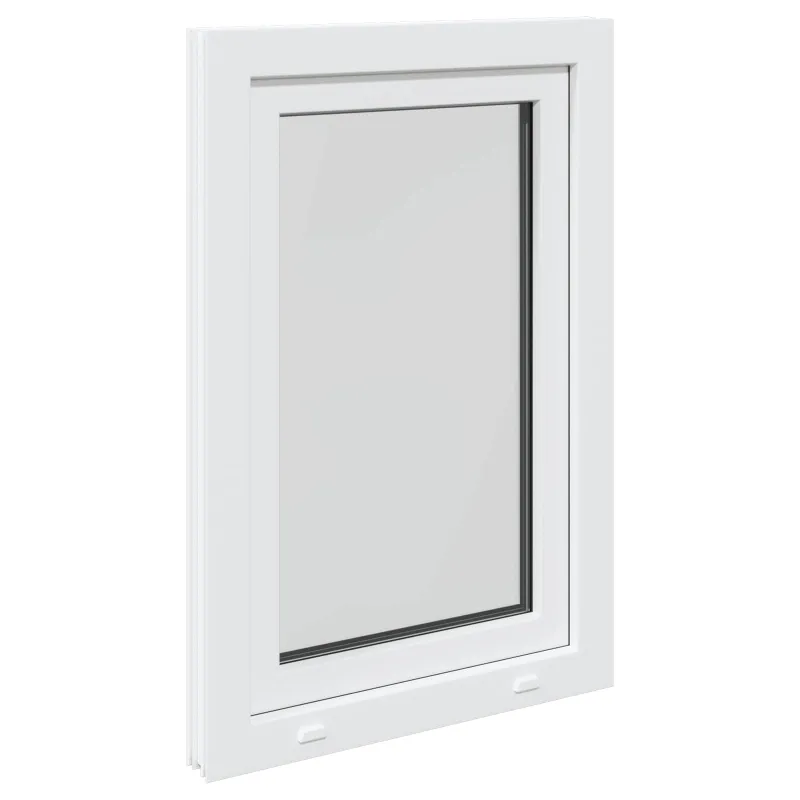 Požeminio lango RISOR 60 x 90 cm PVC ir stiklas Balta
