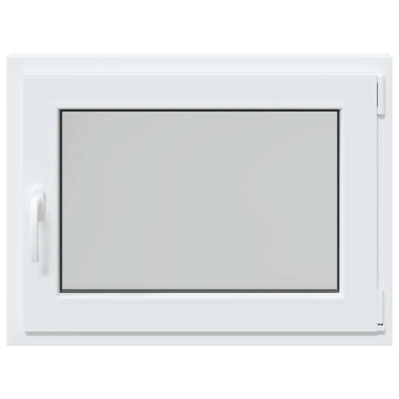 Požeminio lango RISOR 80 x 50 cm PVC ir stiklas Balta