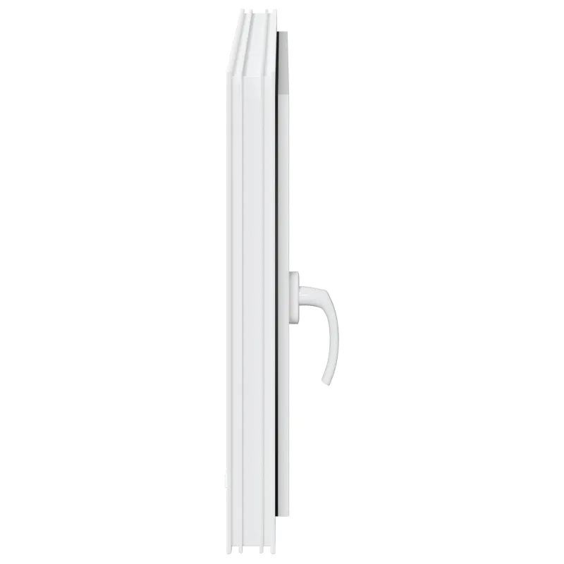 Požeminio lango RISOR 80 x 50 cm PVC ir stiklas Balta