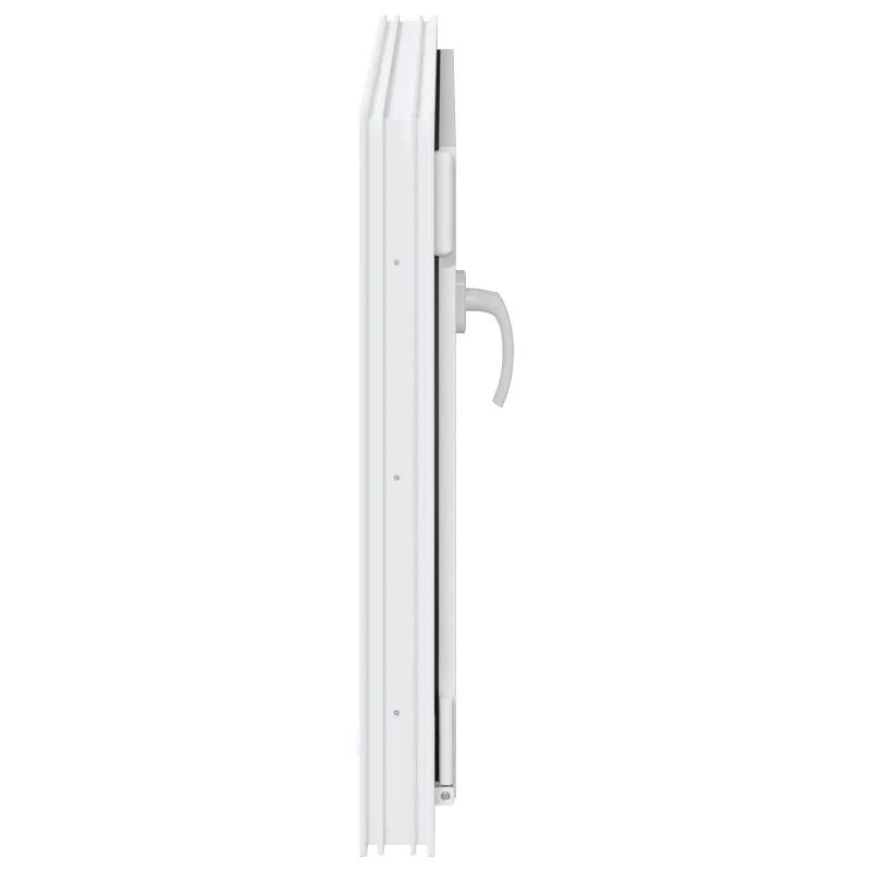 Požeminio lango RISOR 90 x 60 cm PVC ir stiklas Balta