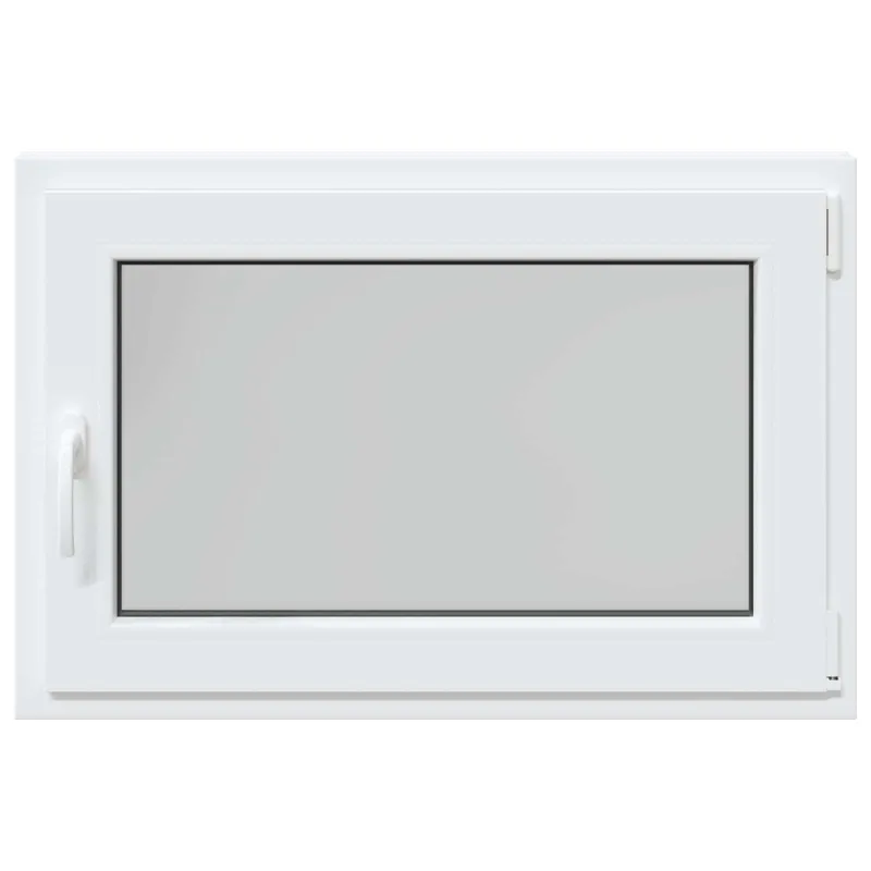 Požeminio lango RISOR 90 x 70 cm PVC ir stiklas Balta