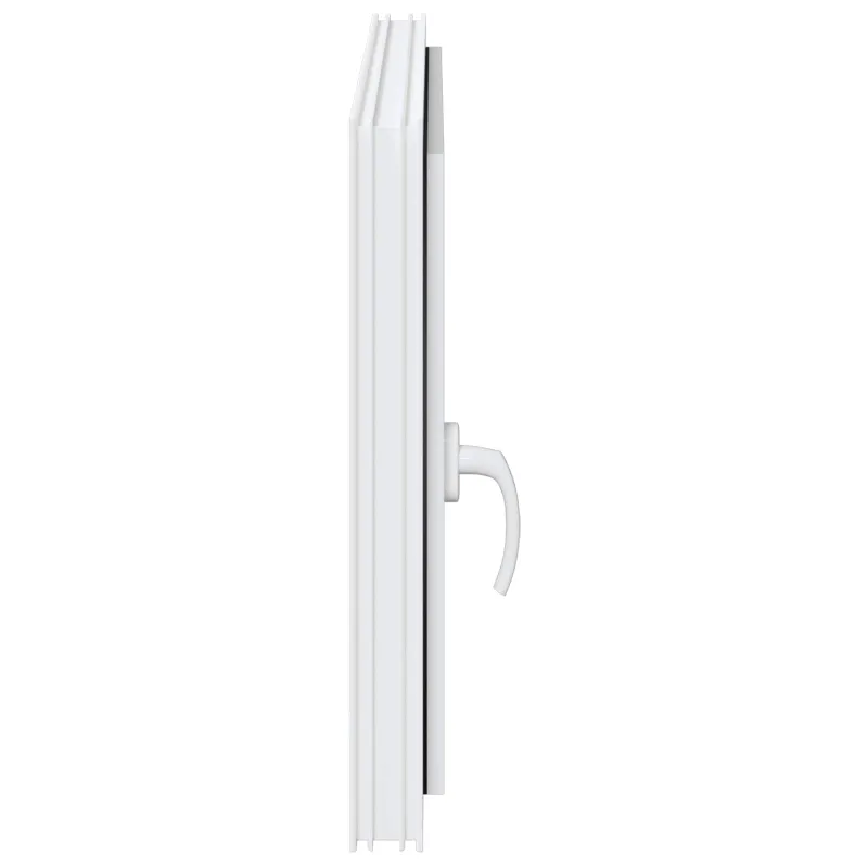 Požeminio lango RISOR 90 x 70 cm PVC ir stiklas Balta