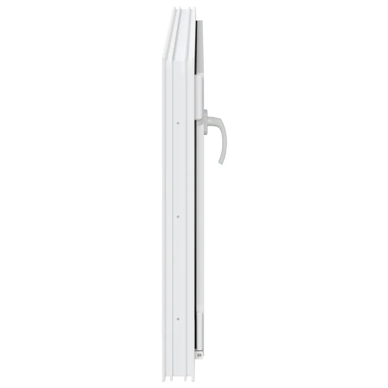Požeminio lango RISOR 100 x 60 cm PVC ir stiklas Balta