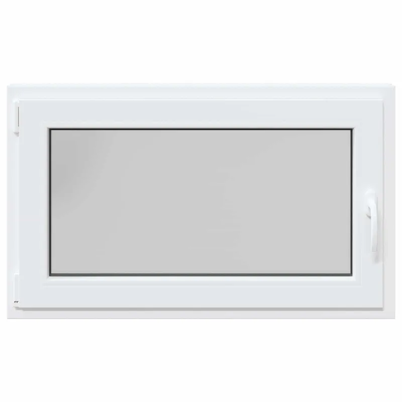 Požeminio lango RISOR 100 x 70 cm PVC ir stiklas Balta