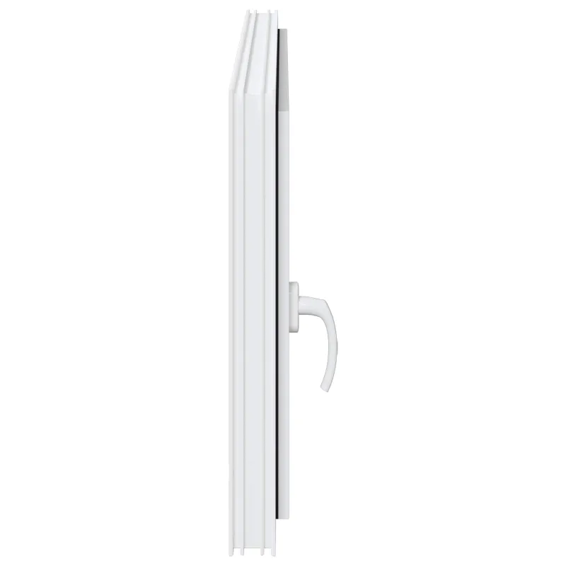 Požeminio lango RISOR 110 x 60 cm PVC ir stiklas Balta