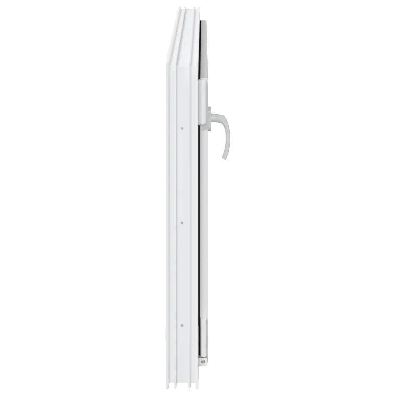 Požeminio lango RISOR 110 x 60 cm PVC ir stiklas Balta