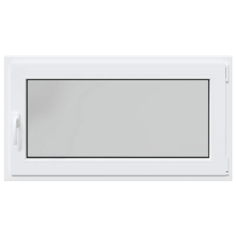Požeminio lango RISOR 110 x 70 cm PVC ir stiklas Balta