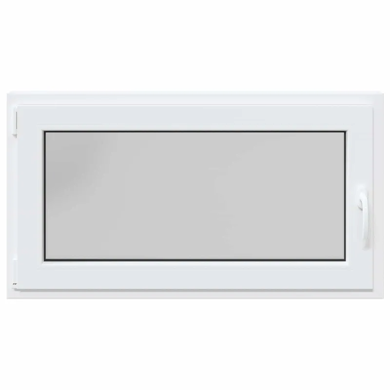 Požeminio lango RISOR 110 x 70 cm PVC ir stiklas Balta