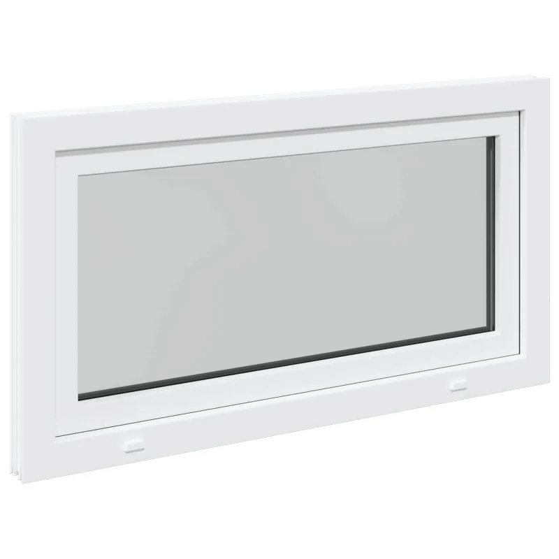 Požeminio lango RISOR 110 x 70 cm PVC ir stiklas Balta