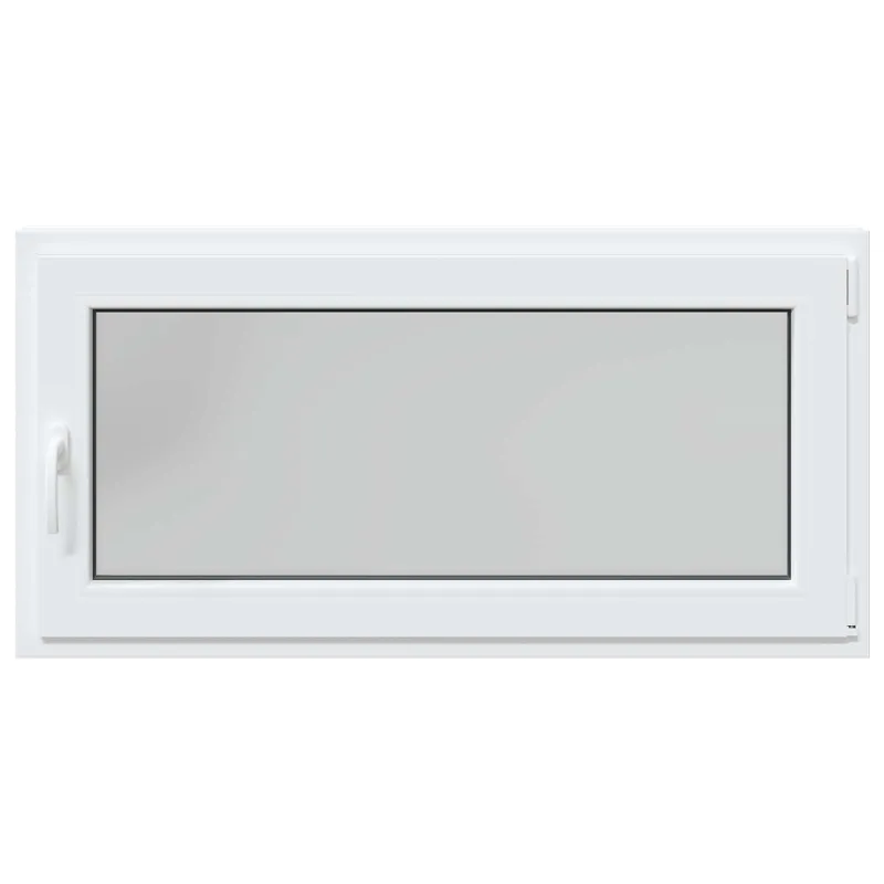 Požeminio lango RISOR 120 x 60 cm PVC ir stiklas Balta