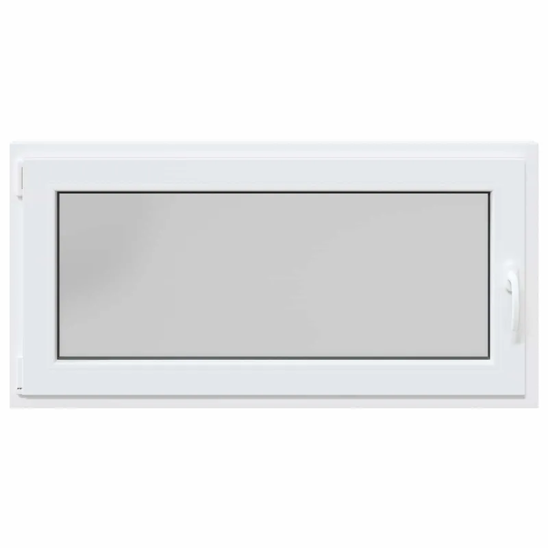 Požeminio lango RISOR 120 x 60 cm PVC ir stiklas Balta
