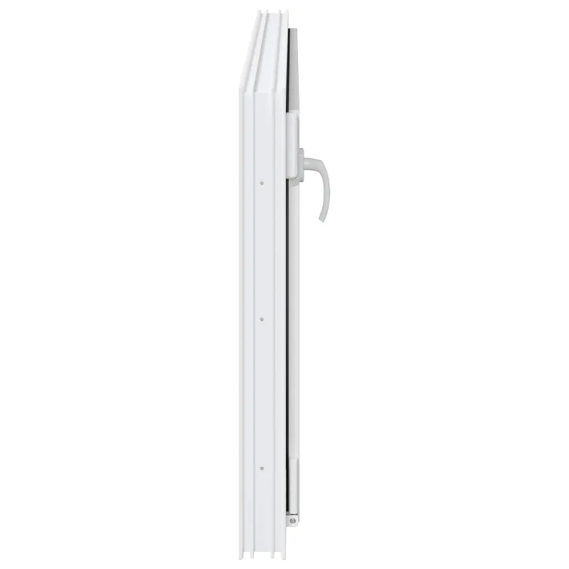 Požeminio lango RISOR 120 x 60 cm PVC ir stiklas Balta
