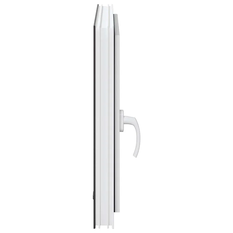 Požeminio lango RISOR 50 x 50 cm PVC ir stiklas Antracito