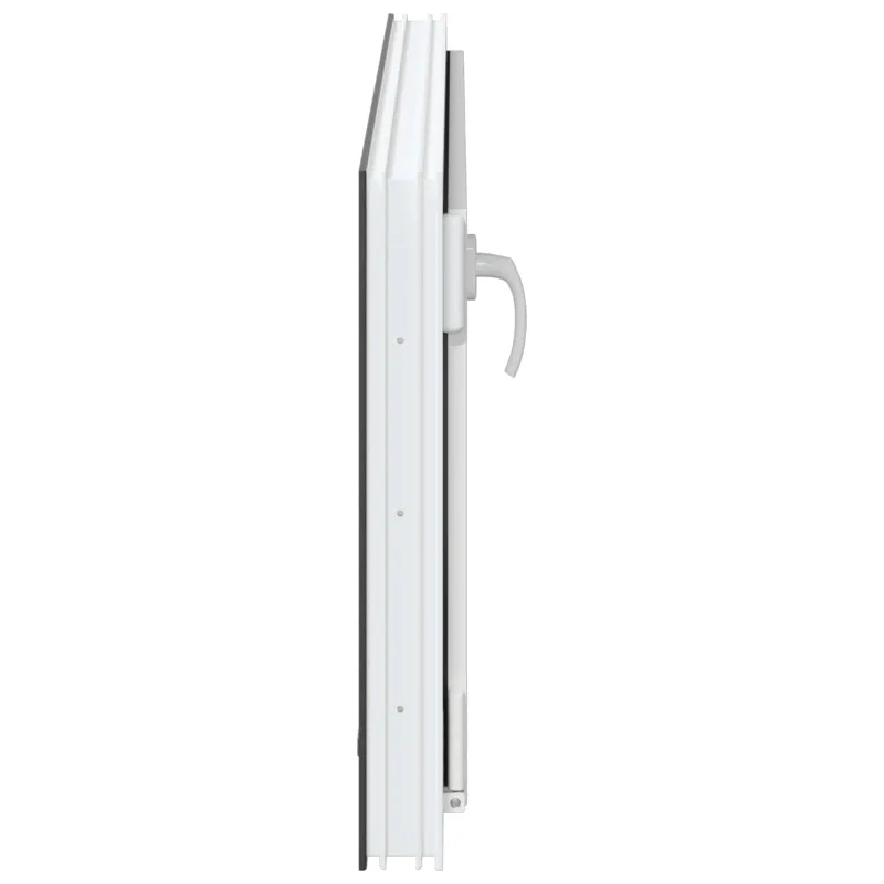 Požeminio lango RISOR 100 x 50 cm PVC ir stiklas Antracito
