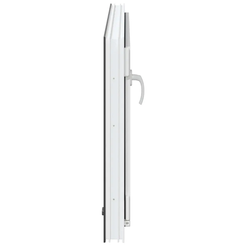 Požeminio lango RISOR 100 x 60 cm PVC ir stiklas Antracito