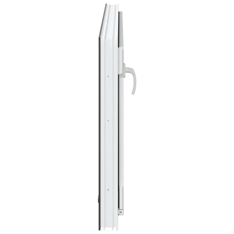 Požeminio lango RISOR 110 x 70 cm PVC ir stiklas Antracito