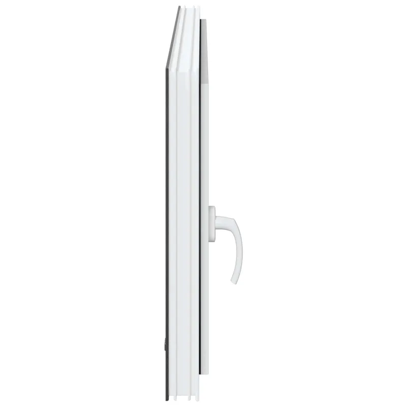 Požeminio lango RISOR 120 x 60 cm PVC ir stiklas Antracito