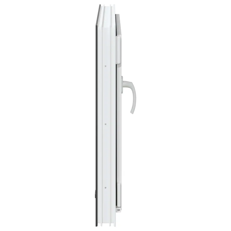 Požeminio lango RISOR 60 x 60 cm PVC ir stiklas Antracito