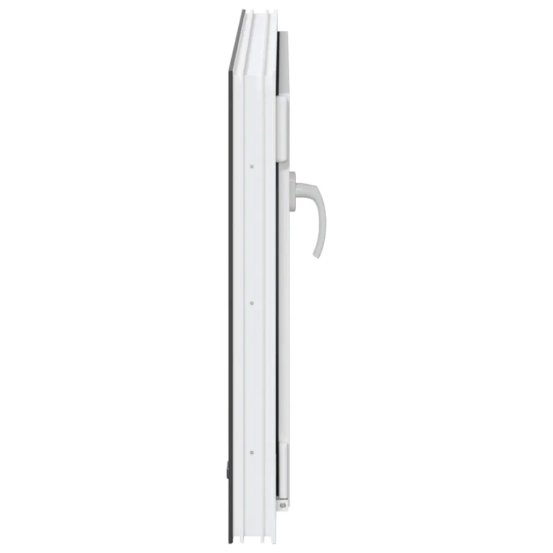 Požeminio lango RISOR 80 x 70 cm PVC ir stiklas Antracito