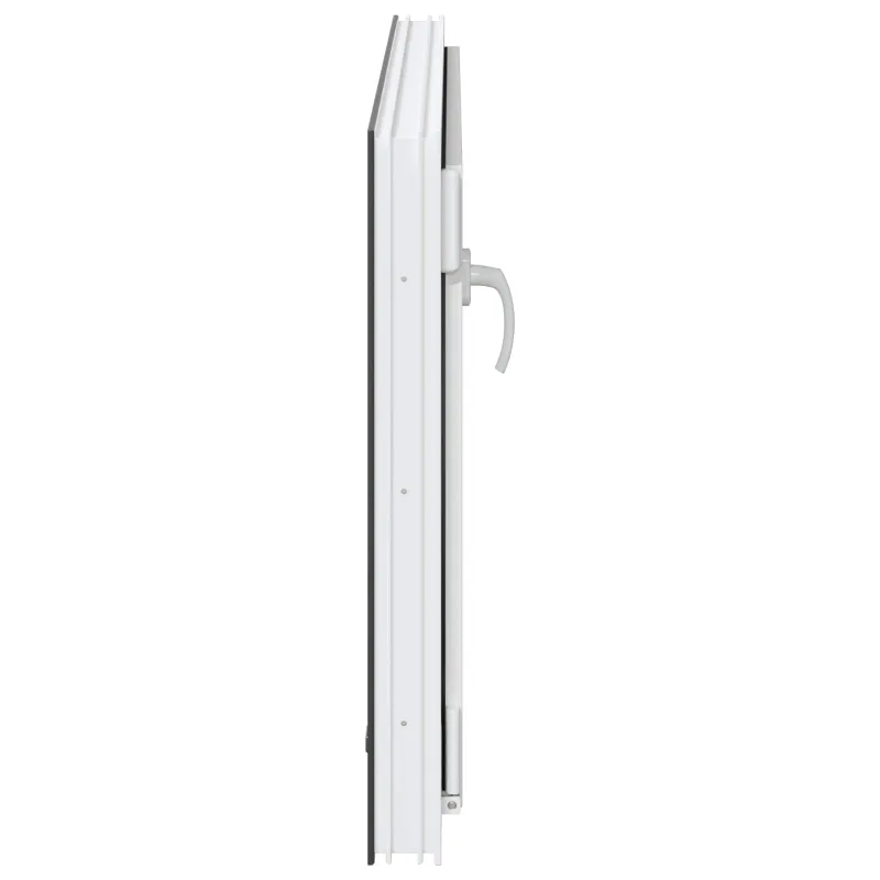 Požeminio lango RISOR 100 x 50 cm PVC ir stiklas Antracito