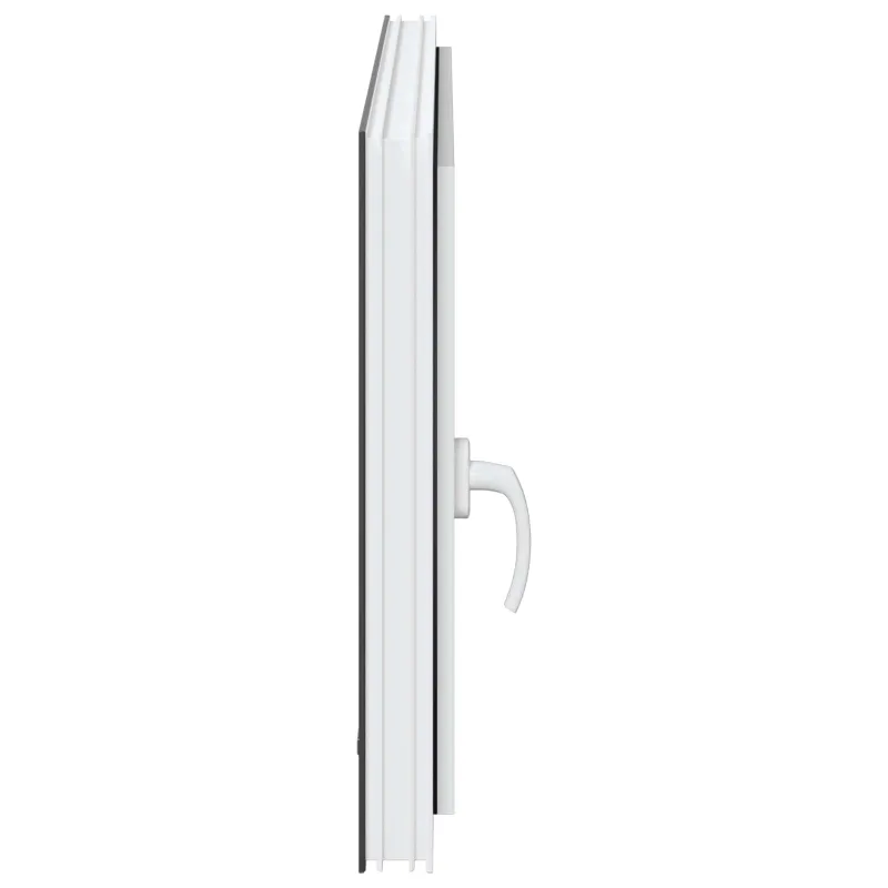 Požeminio lango RISOR 100 x 60 cm PVC ir stiklas Antracito
