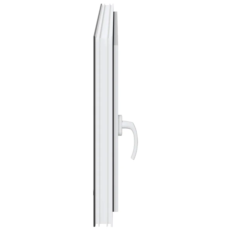 Požeminio lango RISOR 120 x 60 cm PVC ir stiklas Antracito