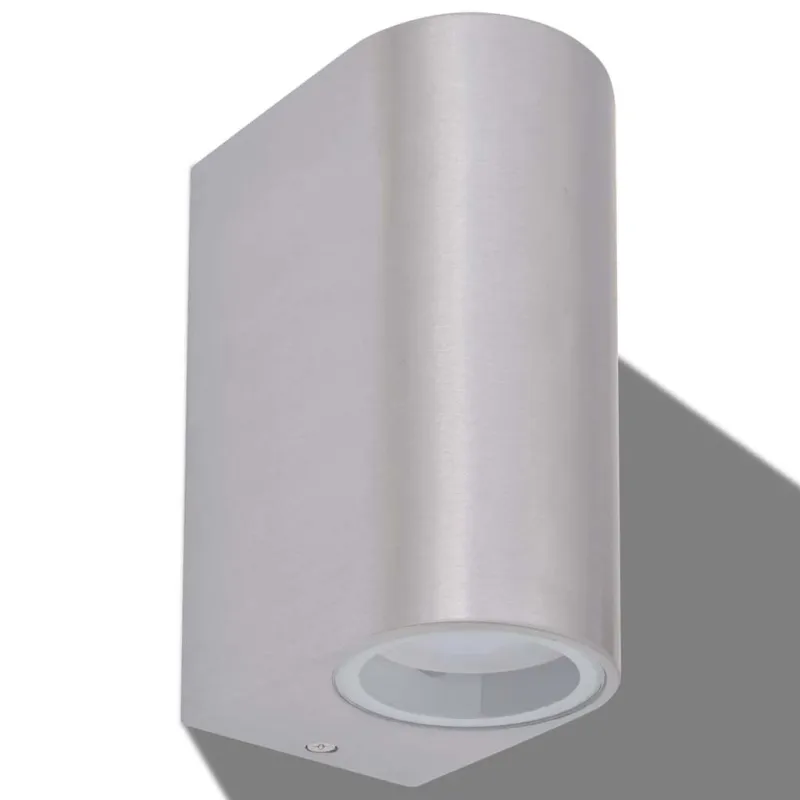 Lauko LED sien. šviest., 2vnt., apvalūs, šviesa į viršų/apačią